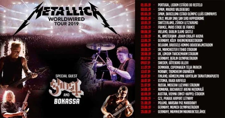 Metallica - Worldwired Tour 2019